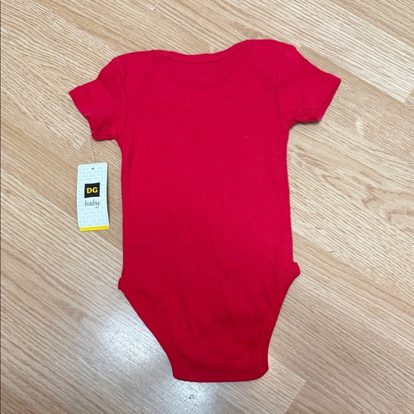 Red Who Needs Santa When I Have Grandma? Bodysuit. Holiday Christmas - Picture 3 of 3